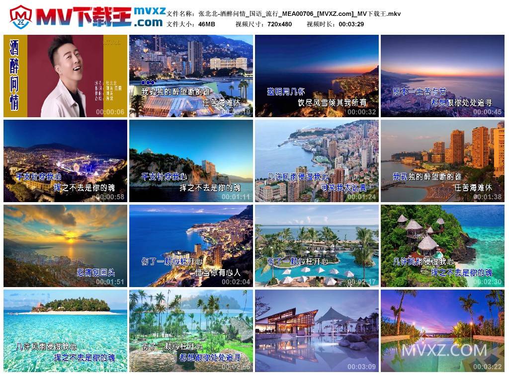 张北北-酒醉问情_国语_流行_MEA00706